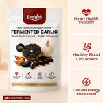 Fermented Black Garlic Extract + CoQ10 Ubiquinol - 6000mg Odorless Softgels