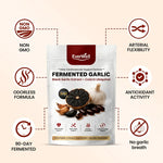 Fermented Black Garlic Extract + CoQ10 Ubiquinol - 6000mg Odorless Softgels