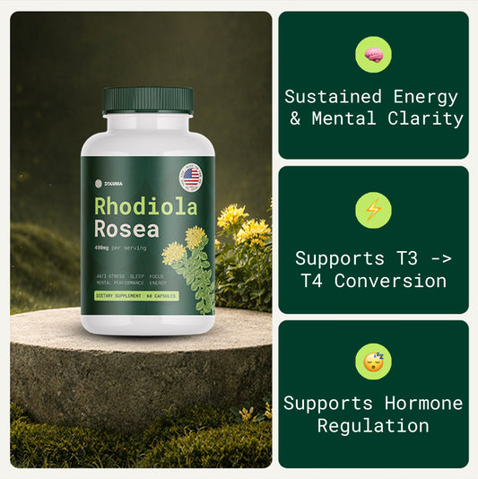 Rhodiola Rosea - Natural Adaptogen Made in USA